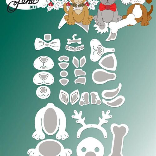 BY Lene Dies "Christmas doggies" BLD1879