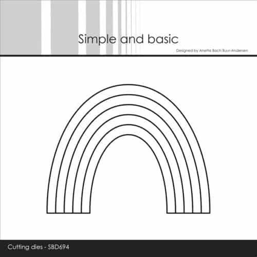 Simple and Basic dies "Rainbow" SBD694