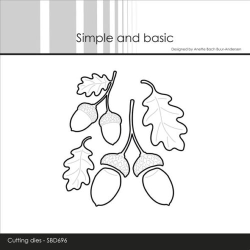 Simple and Basic dies "Acorns" SBD696