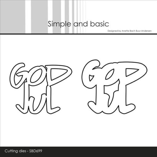 Simple and Basic dies "God Jul" SBD699