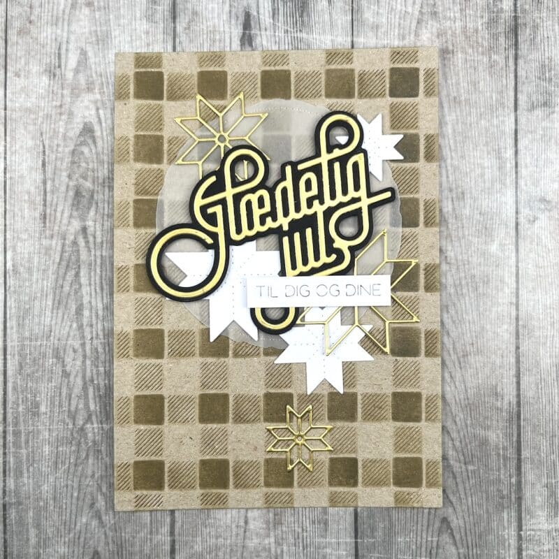Dies Made With Love Glædelig Jul Script - Billede 3