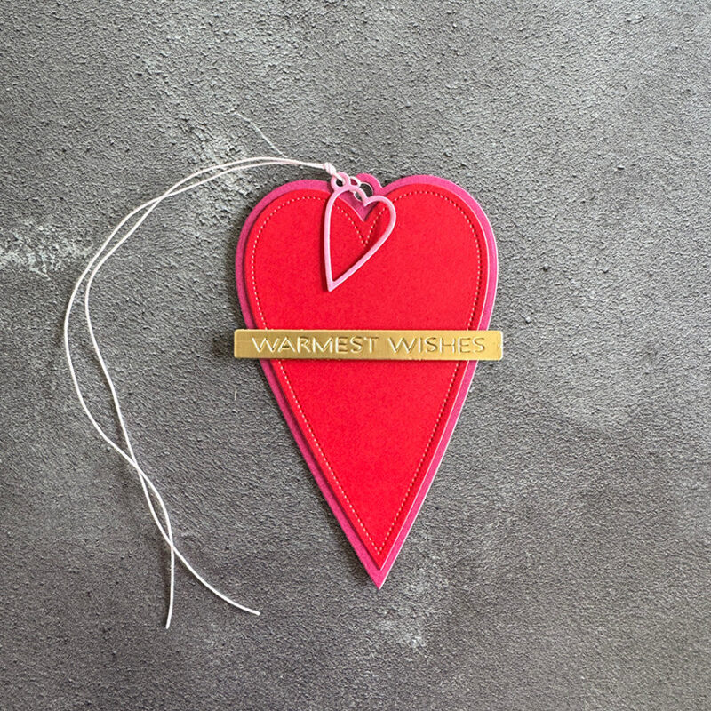 Simple and Basic die "Oblong Hearts w/tag" SBD584 - Billede 3